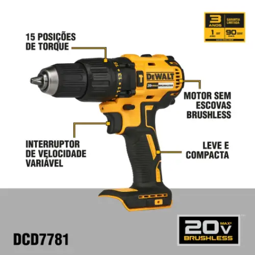 Parafusadeira e Furadeira de Impacto Dewalt - Foto 3